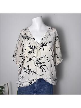 Rebecca Taylor 4 Silk Botanical Blouse